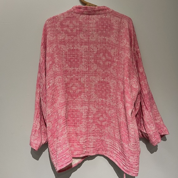 Boho pink cardigan - Picture 2 of 6
